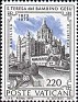 Vatican City State - 1973 - Characters - 220 Liras - Multicolor - Vatican, Santa Teresa - Scott 536 - St. Therese of Lisieux Basilica - 0
